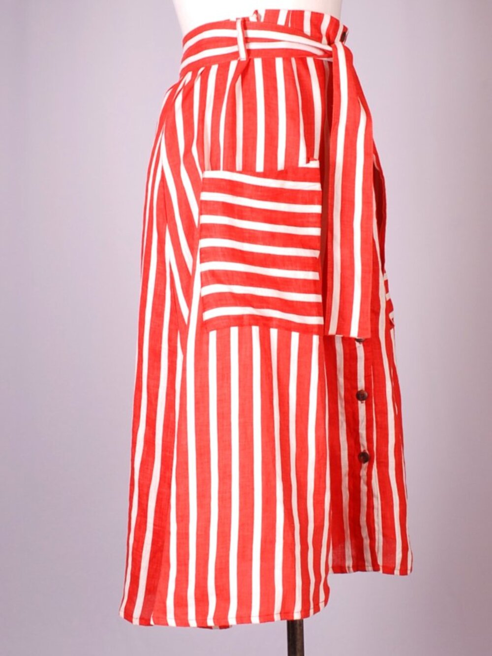 NWT Faithful the Brand Gonzales Linen Striped Skirt, Sz- 8 - Picture 8 of 10